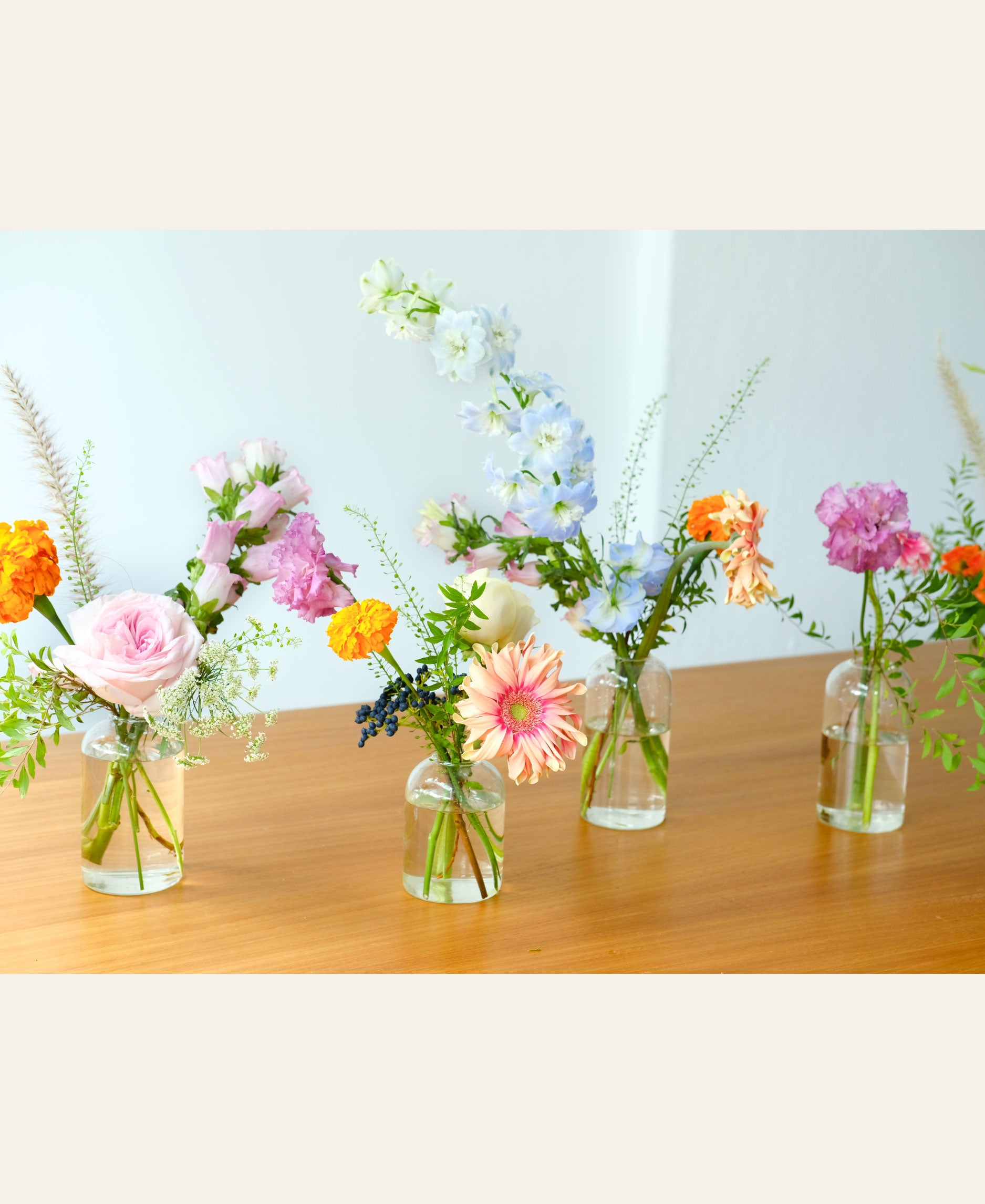 Classic Clear Bud Vases