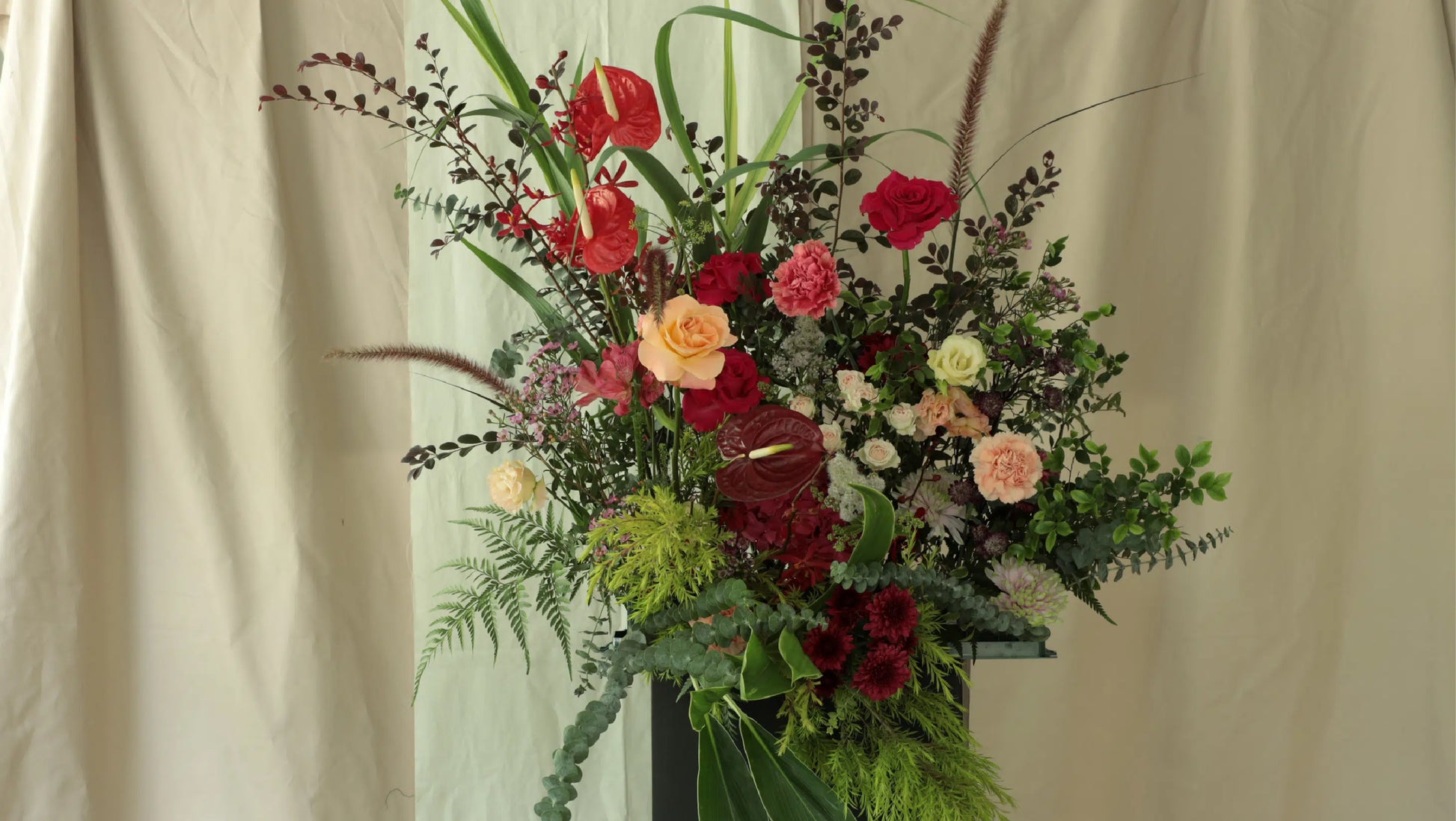 Berry Blush Floral Stand