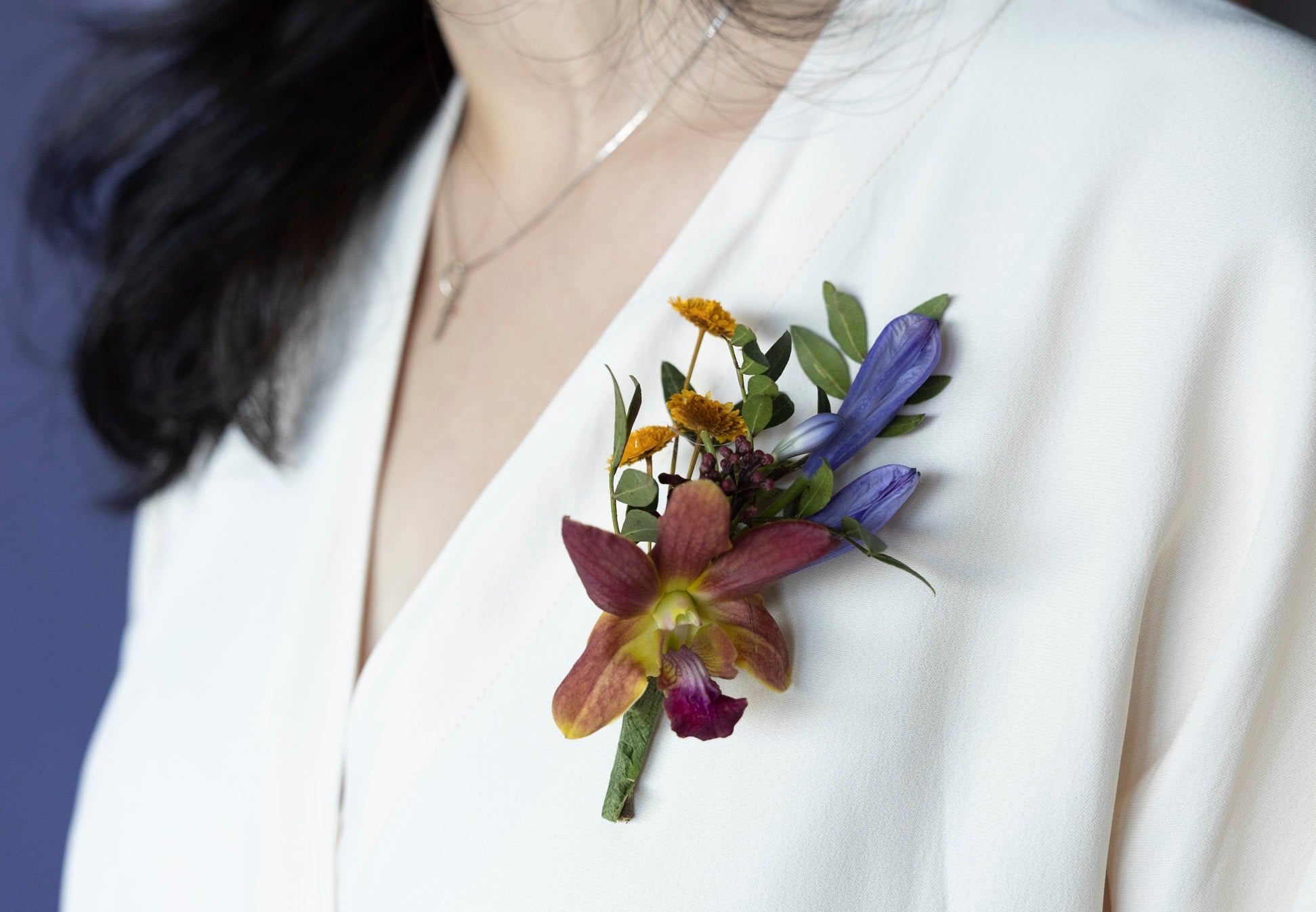 Boutonnière Hidcote Brights