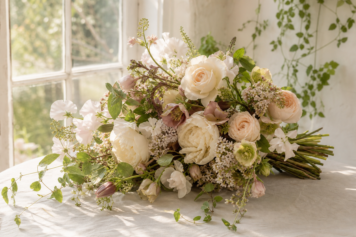 Your bridal bouquet, grown from the garden out