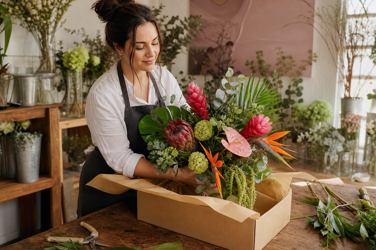 Fresh flower subscription, designed like no two weeks are the same