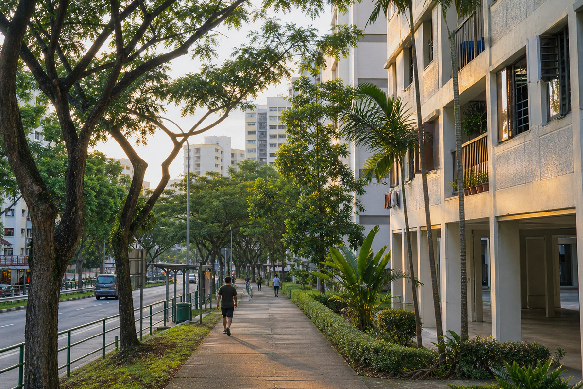Jurong East, met with flowers that actually mean something