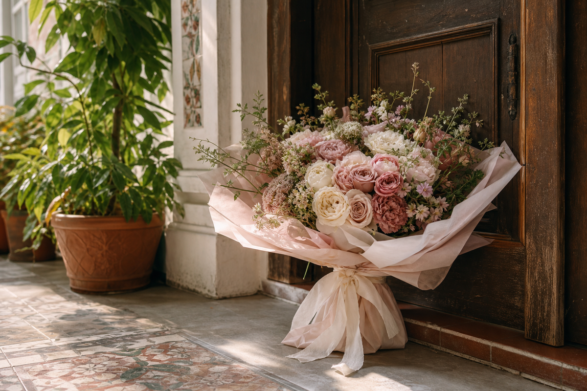 Mother's Day flowers chosen with the same care she gives you