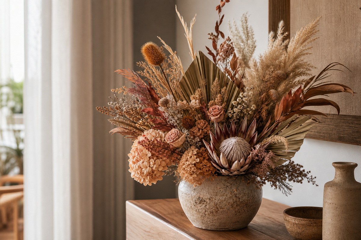 Dried and preserved florals built to last