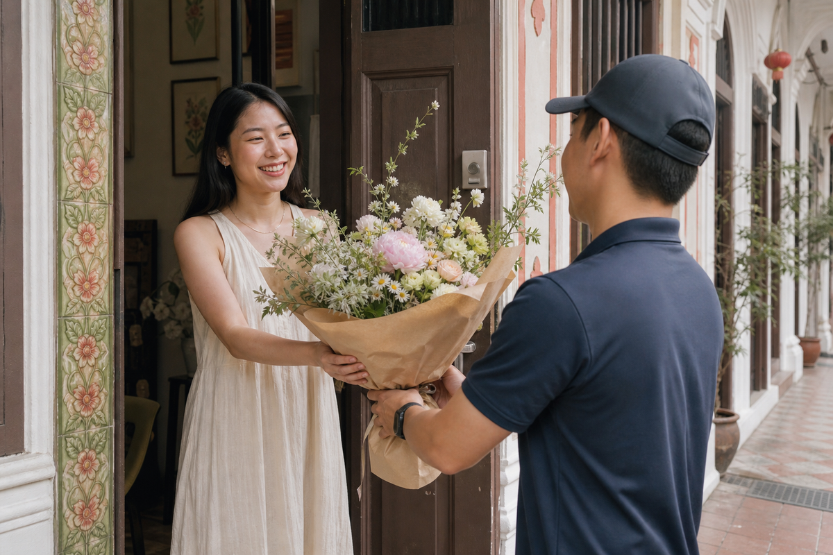Fresh, handcrafted flowers delivered the same day