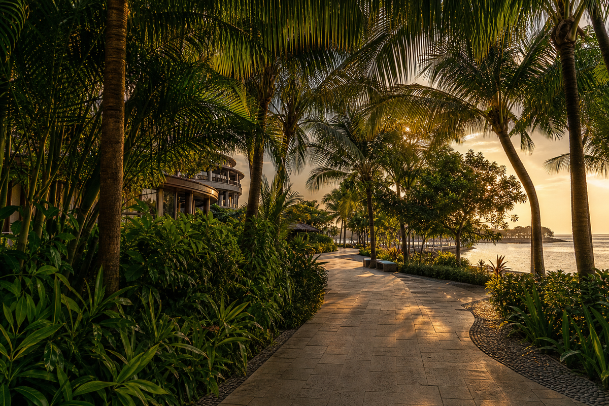 Sentosa, met with flowers that feel genuinely considered