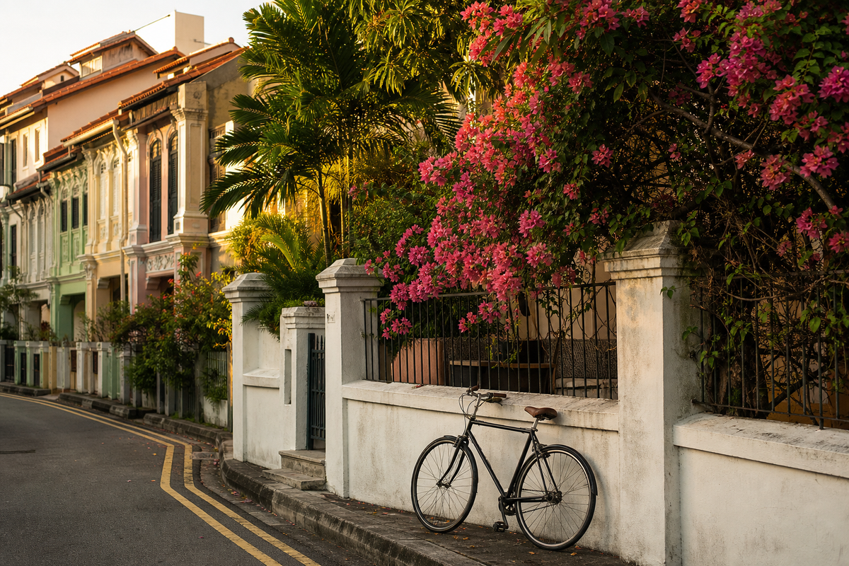 Singapore's flowers, arranged the way nature intended