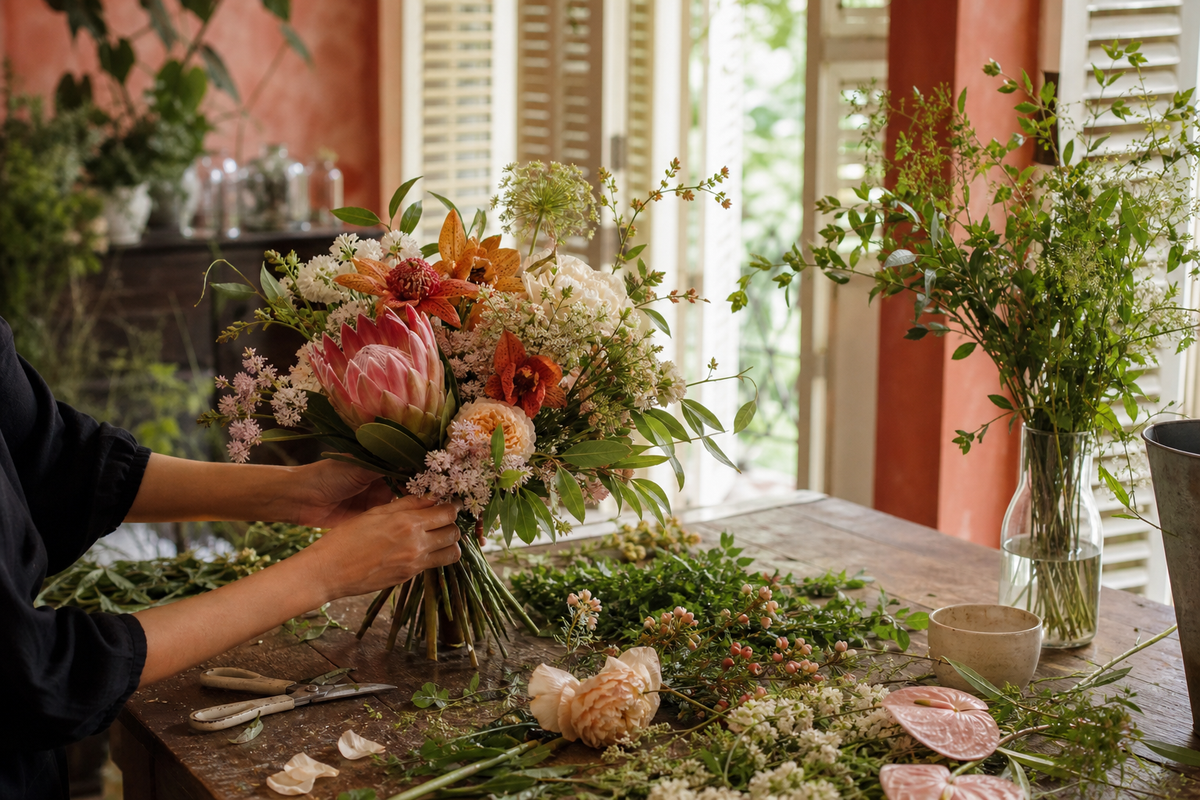 Your wedding florals, grown from a brief not a template