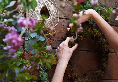 Flower arrangement workshop