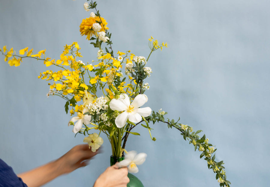 A Studio Classic: Spring Flower Arrangement in Singapore by Charlotte Puxley Flowers