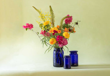summer seasonal flower arrangement singapore and hungarian pickle vases