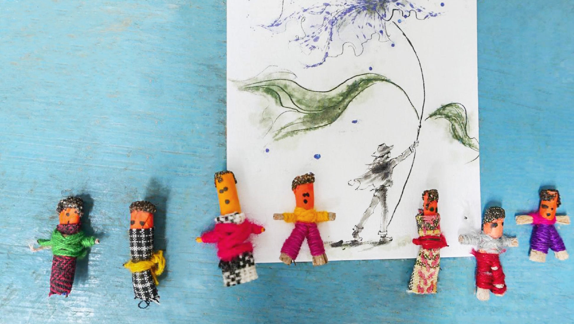 Garden Folk Worry Dolls