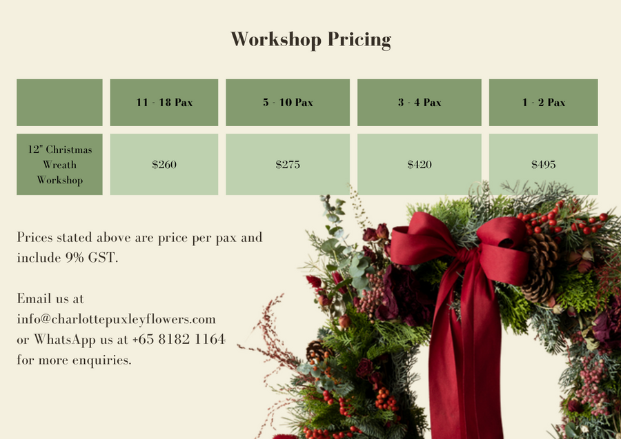 Private Christmas Wreath Making Workshop