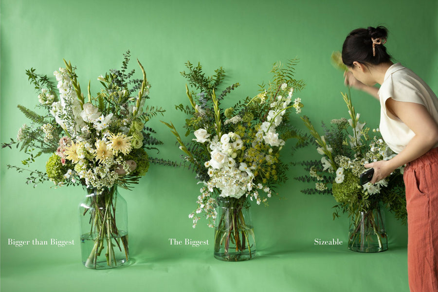 Sizes of Clean and Green | Daily Florals