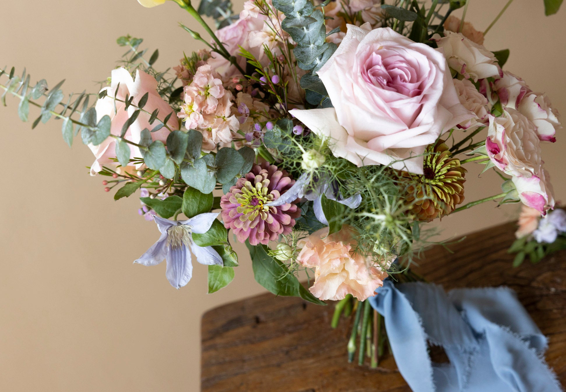 Bridal Bouquet in Great Dixter Pastels