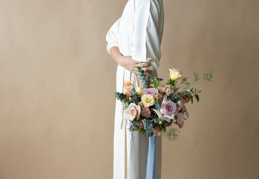 A Bridal Bouquet in Great Dixter Pastels