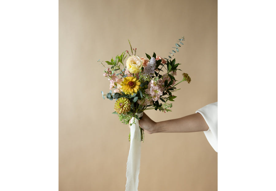 A Bridesmaids' Bouquet in Great Dixter Pastels