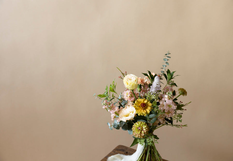 Bridesmaids' Bouquet in Great Dixter Pastels