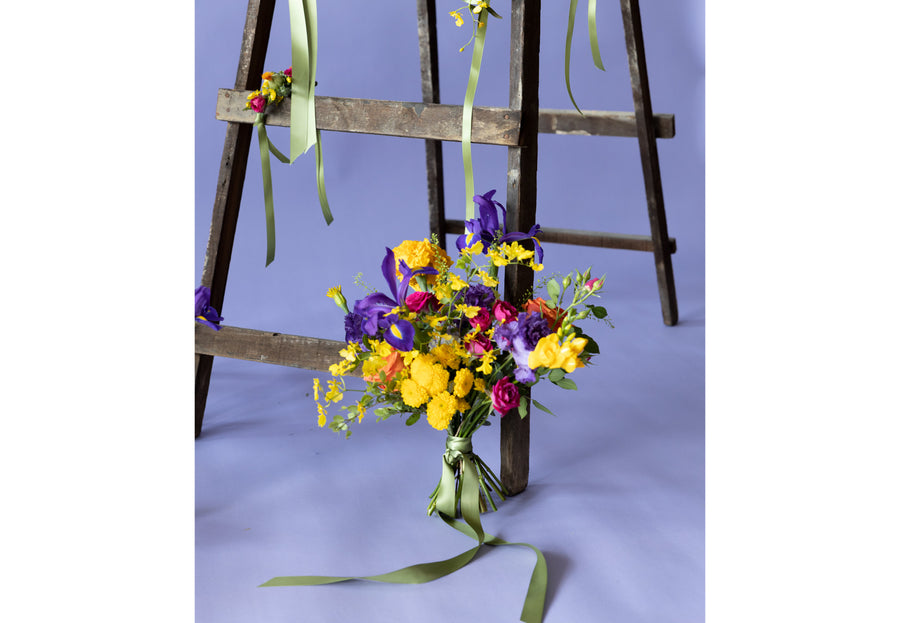 Hidcote Brights Bridesmaids' Bouquet