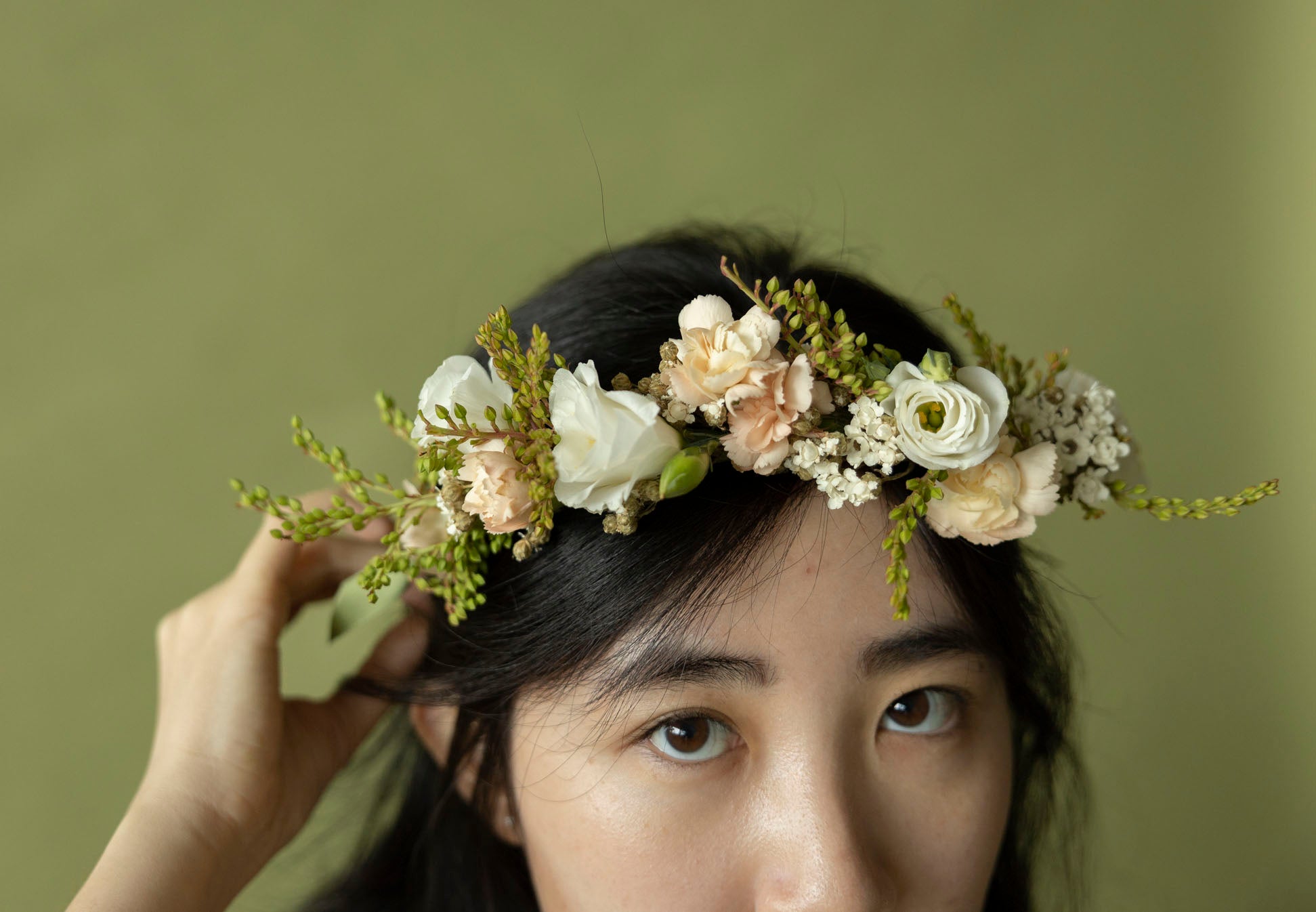 Floral Crown in Sissinghurst White