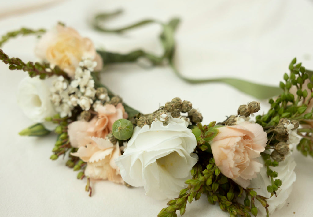Floral Crown in Sissinghurst White