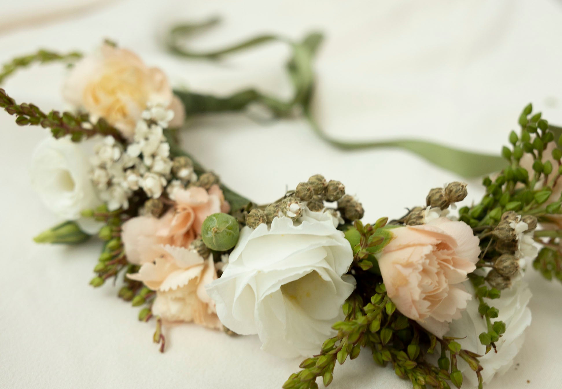Floral Crown in Sissinghurst White