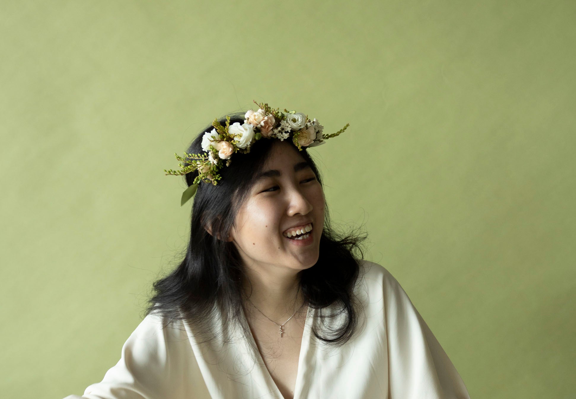 Floral Crown in Sissinghurst White