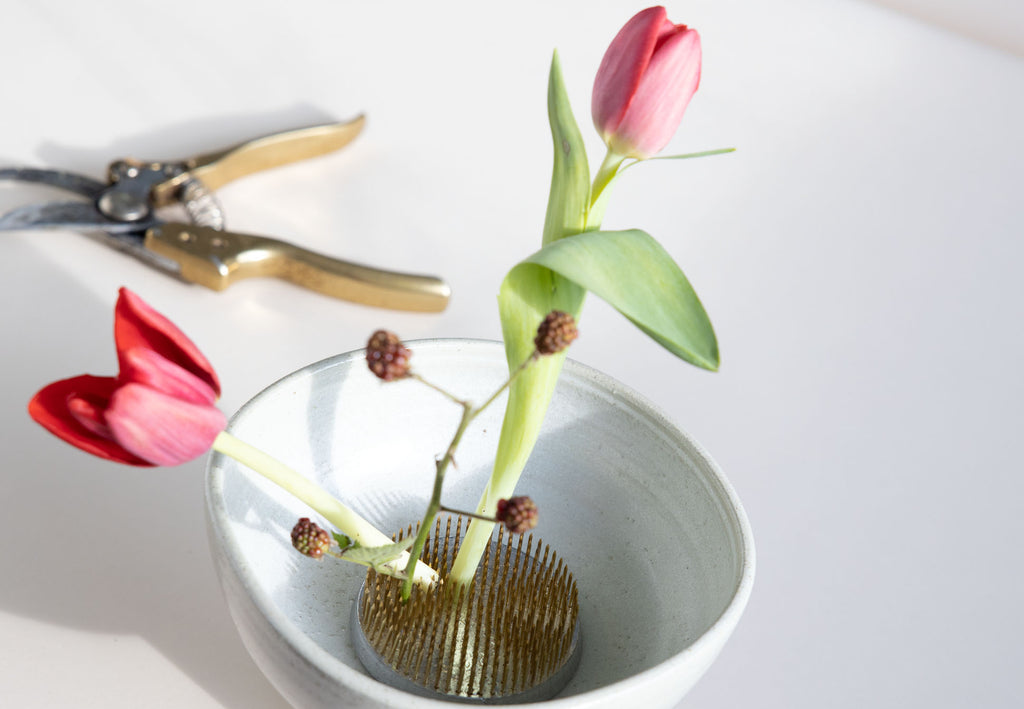Flower Attached on Floral Frogs