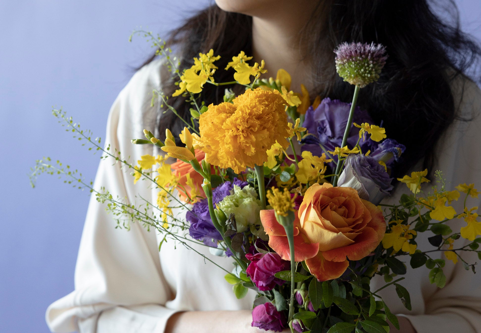Bridal Bouquet in Hidcote Brights