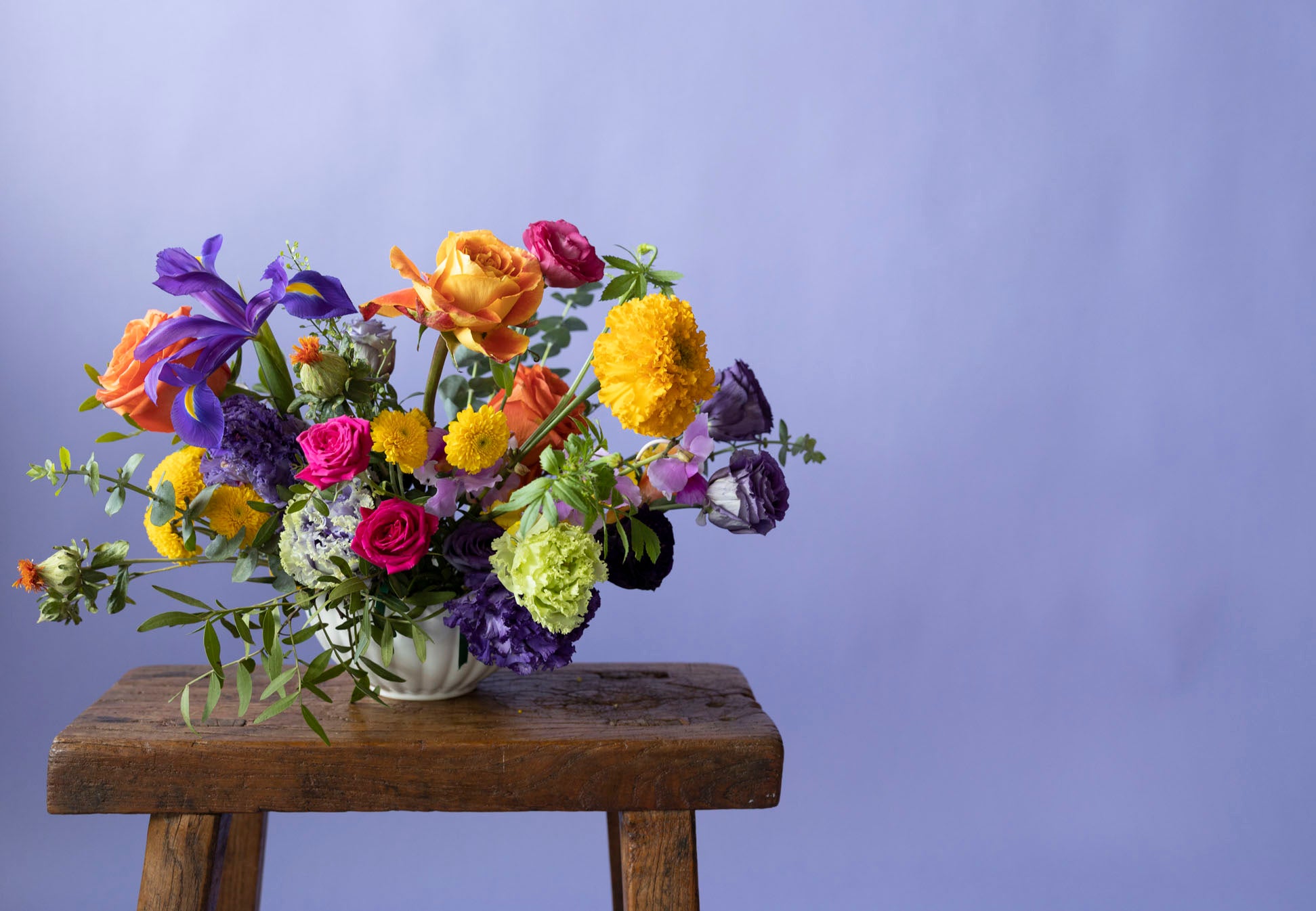 Low Table Centrepiece in Hidcote Brights Singapore